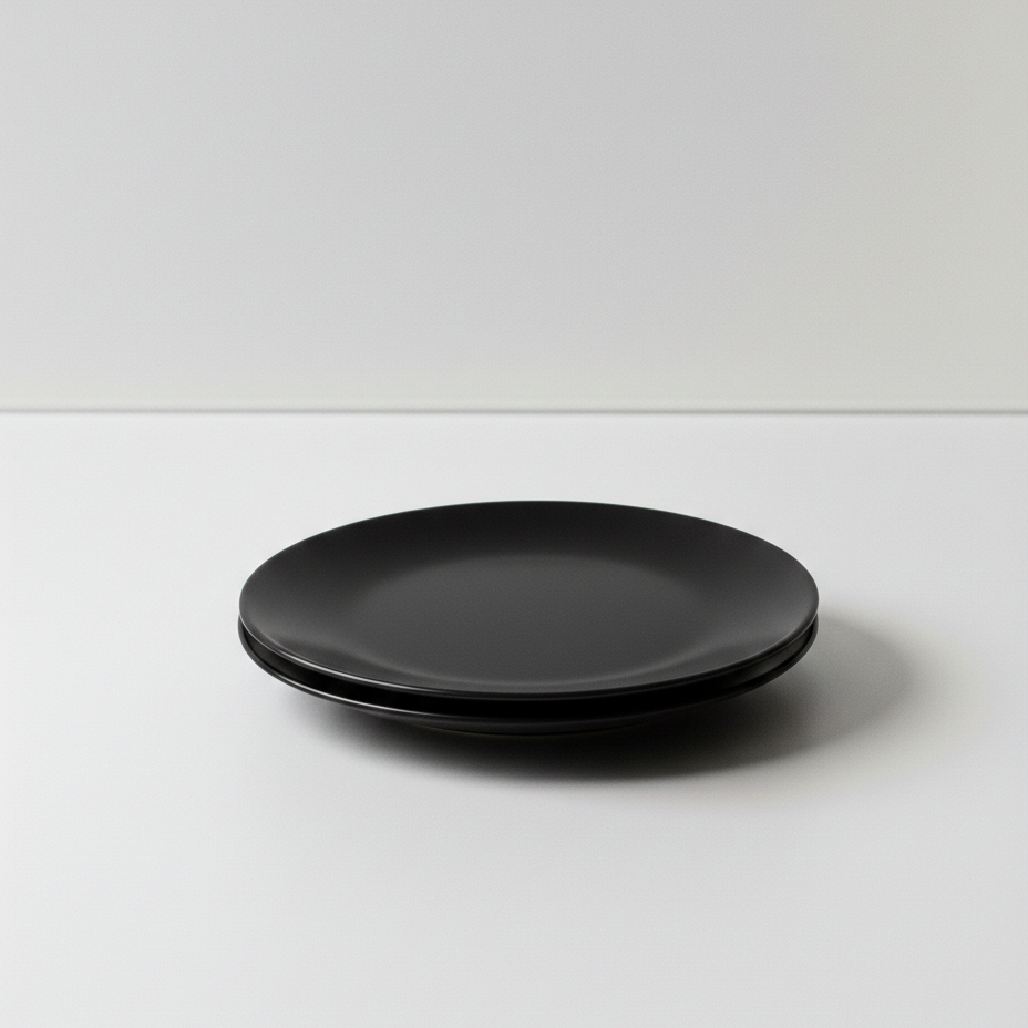 Duo d'assiettes en mélamine (28 cm)