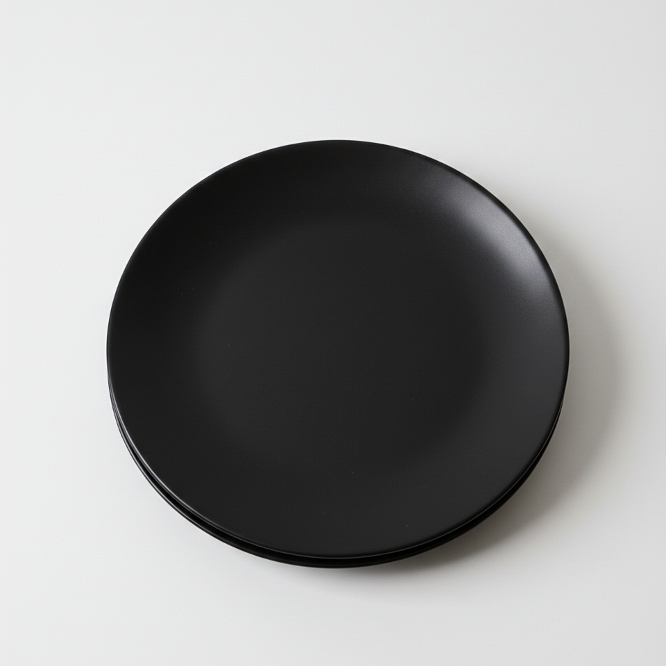 Duo d'assiettes en mélamine (28 cm)