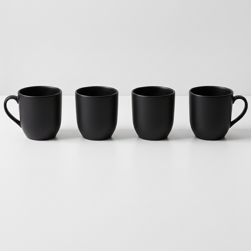 Quatuor de tasses en mélamine